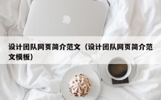 定州设计团队网页简介范文（设计团队网页简介范文模板）